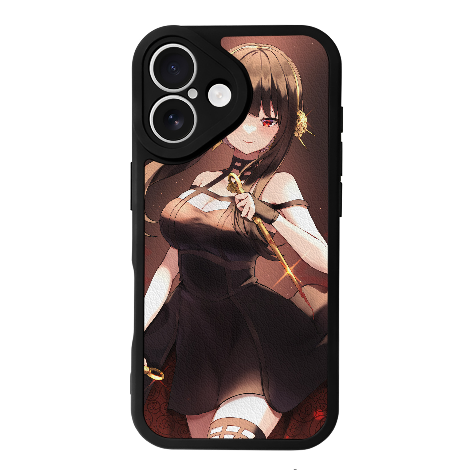 （画像用） SPY×FAMILY间谍家家酒 【iPhone 16シリーズ対応】シリコンスマホケース（レザー調） 材質：シリコン